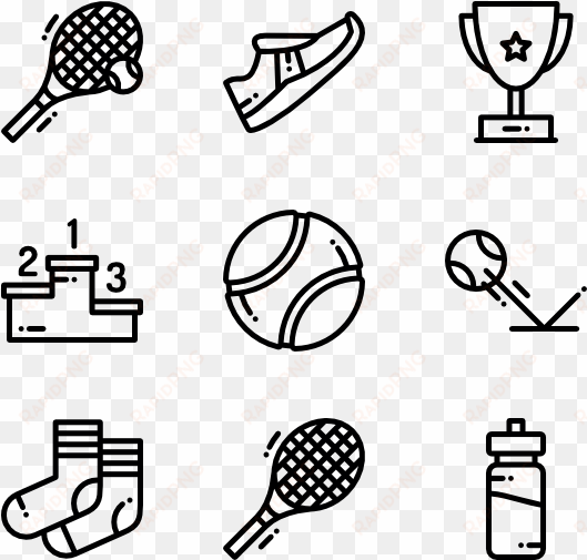 tennis - food line icon png