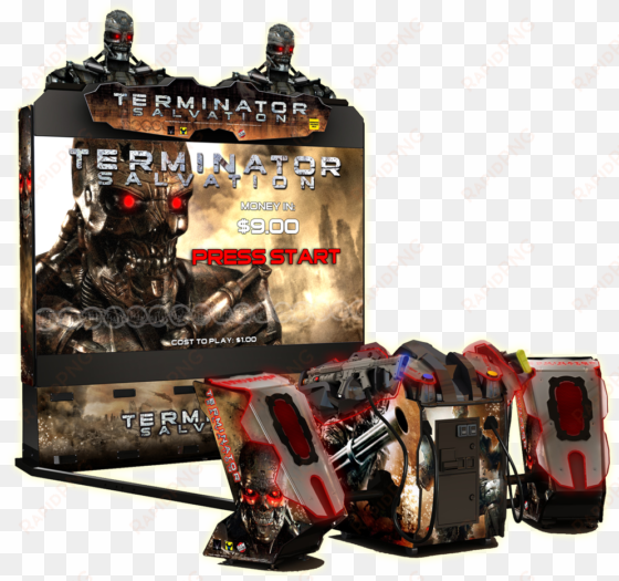 terminator sdlx large - raw thrills terminator salvation arcade machine