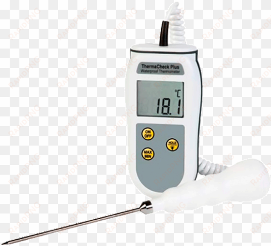 termómetro digital impermeable para alimentación thermacheck - eti thermacheck plus waterproof thermometer and probe