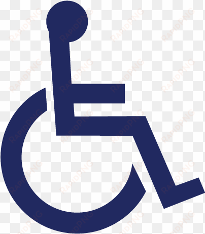 tesla symbol - handicap logo blue