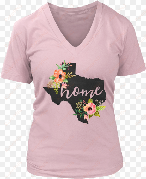 texas home chalkboard watercolor flowers state t-shirt - pembroke welsh corgi in my heart