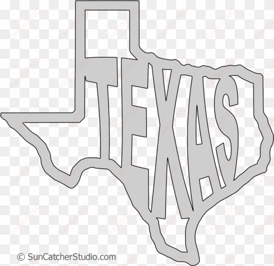 texas map shape text, outline scalable vector graphic - texas