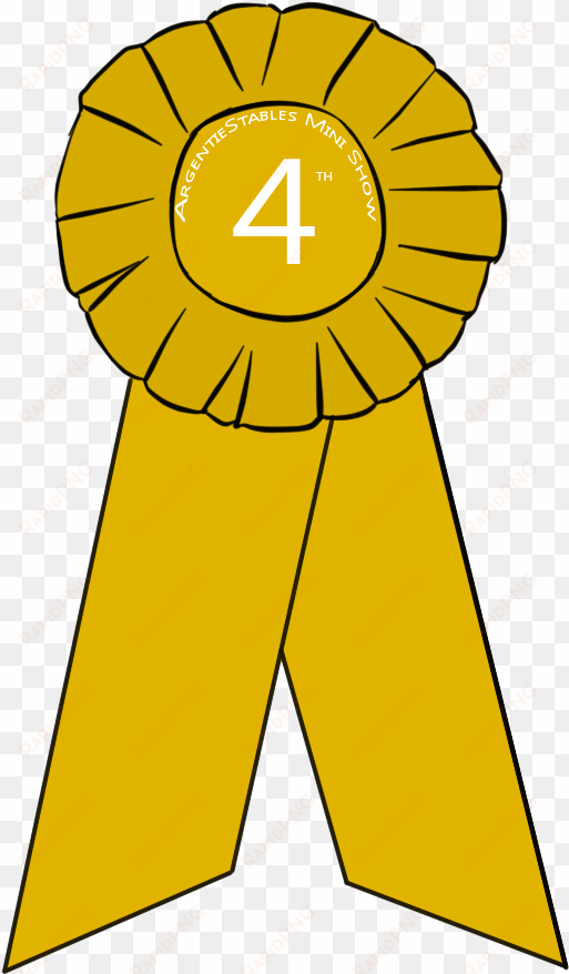 th place ribbon - clip art