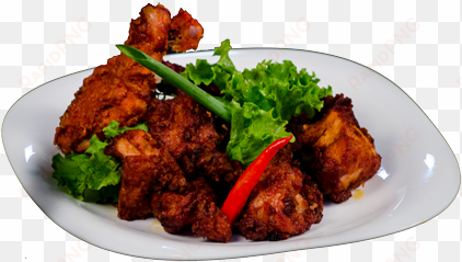 thai spicy fried chicken - non veg food png