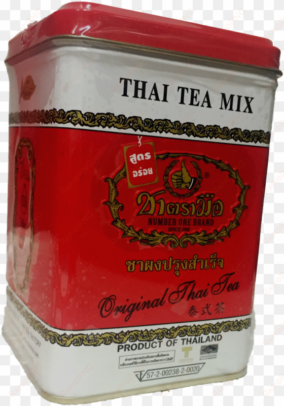 thai tea classic teabag - packaging and labeling