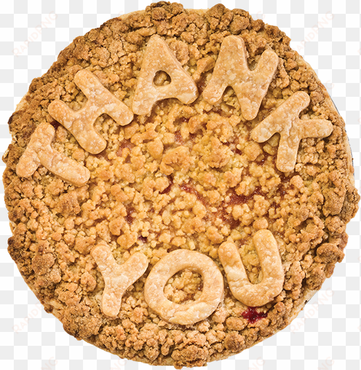 thank you pie2 - thank you in food background