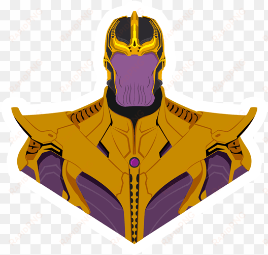 thanos popart sticker - cool thanos pixel art