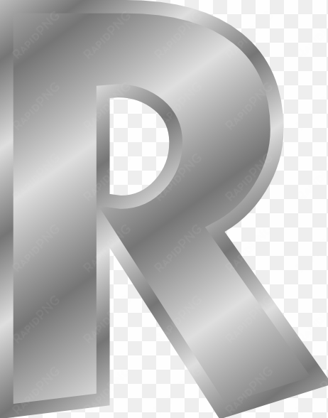 the art effect of the alphabet r editing - letter r in gold