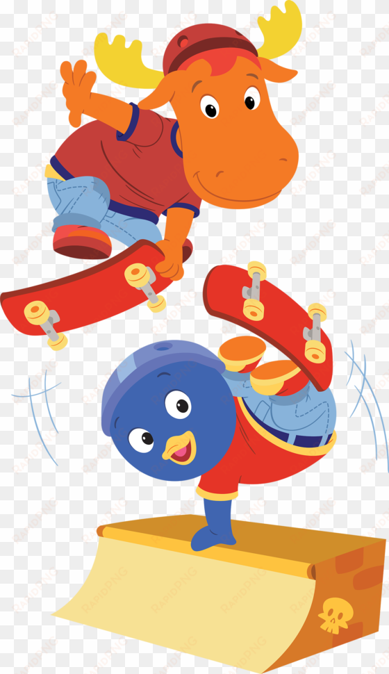 The Backyardigans Sport-tacular Pablo And Tyrone On - Tyrone And Pablo transparent png image