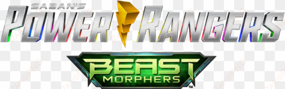 the beast morphers logo uses light green lettering - power rangers beast morphers logo