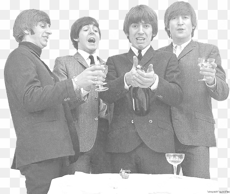 The Beatles Wallpaper Containing A Business Suit, A - The Beatles transparent png image