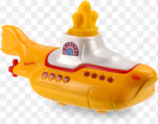 The Beatles Yellow Submarine - Hot Wheels 2018 Yellow Submarine transparent png image