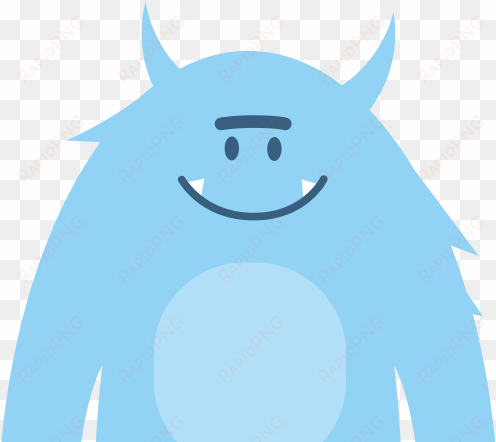 the big bold yeti - blue yeti clip art