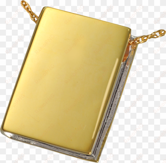 the book cremation pendant - gold-plated book cremation jewelry: the sequel
