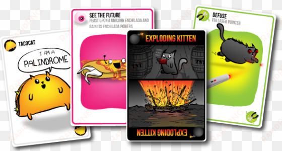 the card game for people who are into kittens, explosions, - exploding kittens game