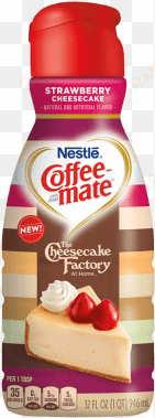 The Cheesecake Factory At Home Strawberry Cheesecake - Coffee Mate Creamer Cheesecake Factory transparent png image