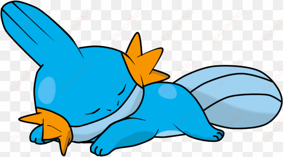 the choice is obvious baulbasaur cyndaquil mudkip piplup - mudkip sleeping