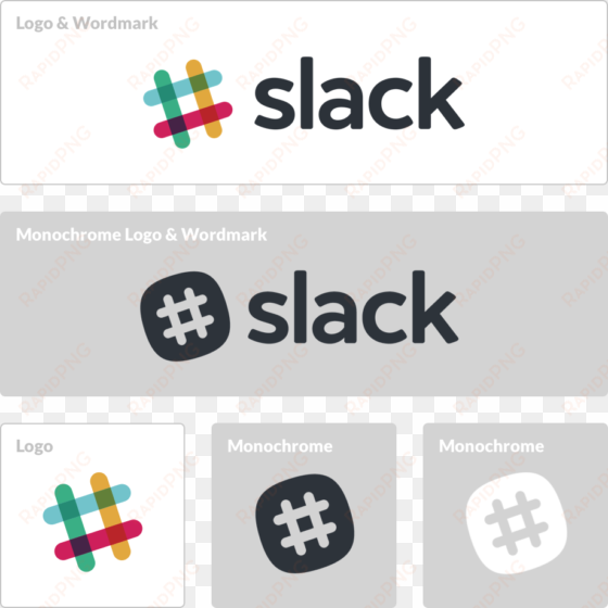 the colored version of slack logo & wordmark on a white - responsive logos