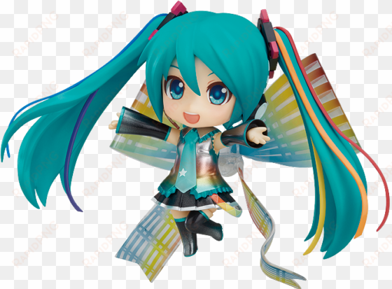 the colorful 10th anniversary illustration by kei has - nendoroid hatsune miku 10th anniversary ver.