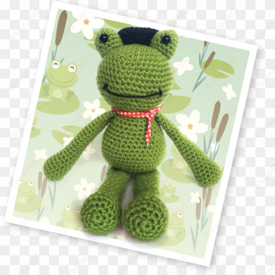 the crafty kit company crochet kit - crafty kit co. crochet kit-frankie frog