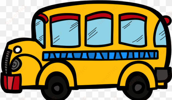the creative chalkboard - transparent background school bus clipart
