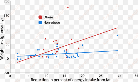 the effects of high-fat diet on weight loss - plot