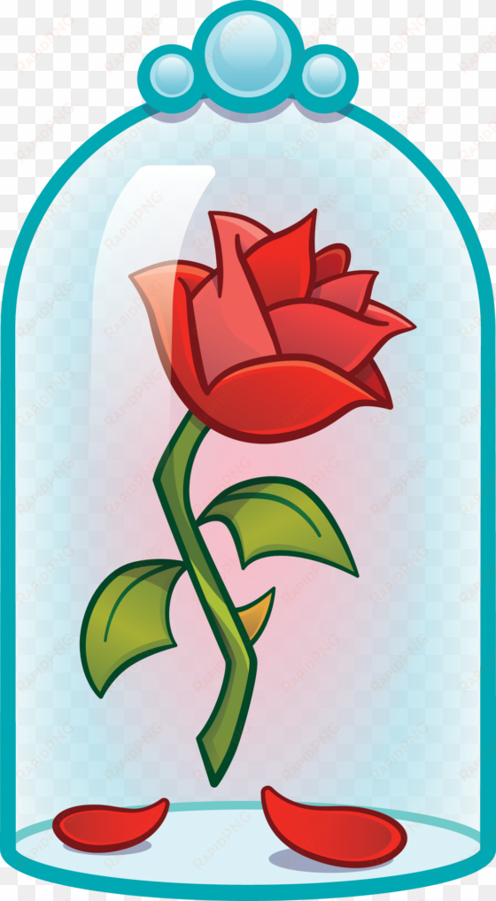 the enchanted rose [as an emoji] - beauty and the beast emoji blitz