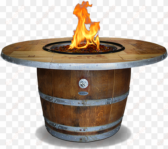 the enthusiast - wine barrel fire pit wood