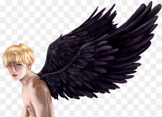 the fallen angel - fallen angel taehyung wings