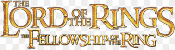 the fellowship of the ring movie png logo - lord of the rings logo png