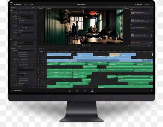 the film color brings the world's most advanced film - blackmagic davinci resolve