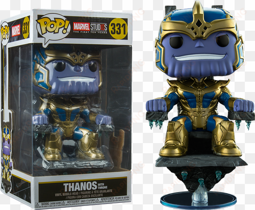 the first ten years - thanos on throne funko pop