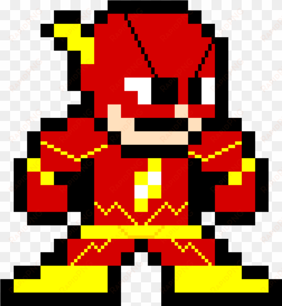 the flash - flash minecraft pixel art