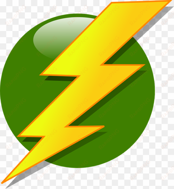 The Flash Symbol - Lightning Bolt Clipart transparent png image