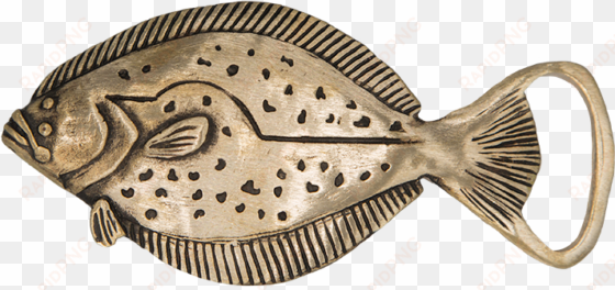 the flounder - belt buckle