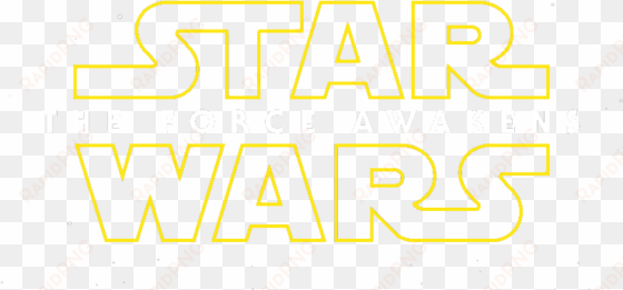 the force awakens logo - star wars the force awakens logo transparent