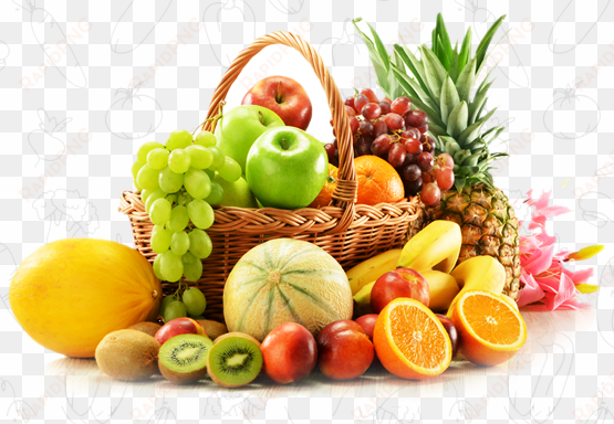 the fruit basket about - basket of fruits png