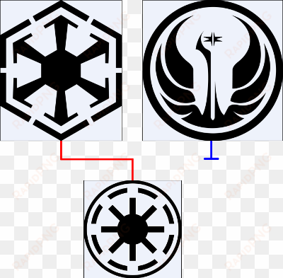 the galactic republic symbol - star wars simbolo sith