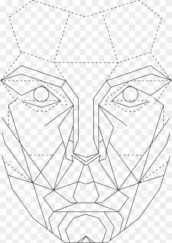 the golden ratio in graphic - perfect female face template