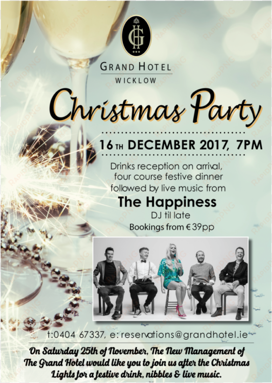 The Grand Hotel Are Hosting They're 2017 Christmas - Barbie transparent png image