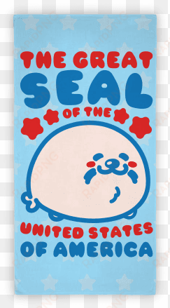 the great seal of the united states beach towel beach - cute beach towel