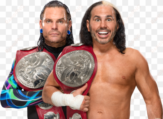 the hardy boyz 2017 new raw tag-team champions png - wwe raw tag team champions the hardy boyz