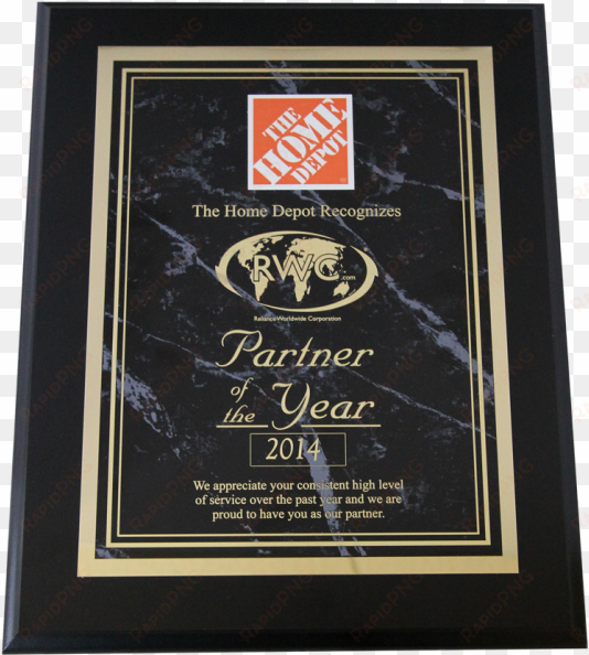 The Home Depot Partner Of The Year - Home Depot transparent png image