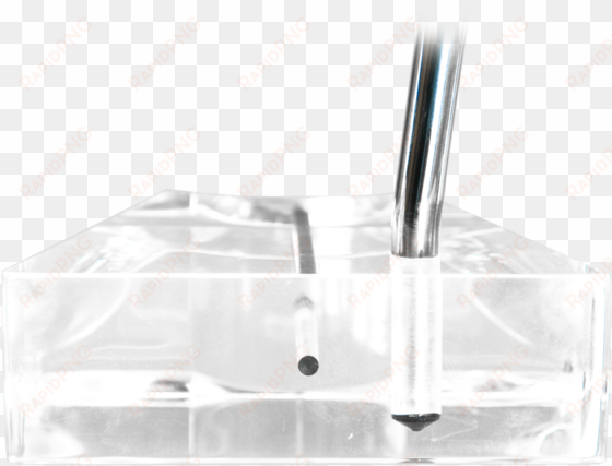 the ice cube putter boasts a clear acrylic head, allowing - ice cube putters