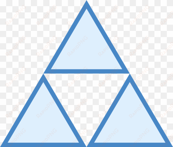 the icon is a depiction of the triforce, a game element - triforce icon