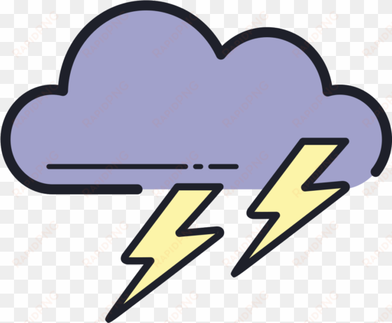 the icon is a stylized depiction of a storm cloud - storm