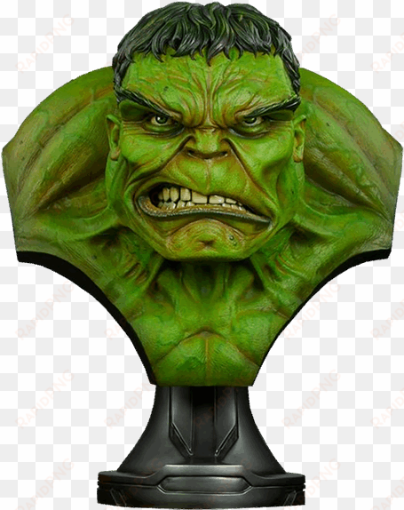 the incredible hulk life-size bust - sideshow hulk life size bust