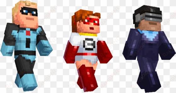 the incredibles skin pack is out today you can find - elastigirl minecraft skin