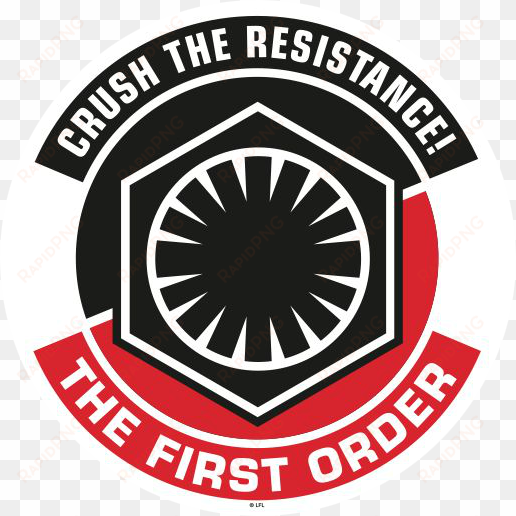 the insignia of star wars and it's logos and symbols - first order logo png