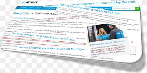 the interview hermes courier - online advertising